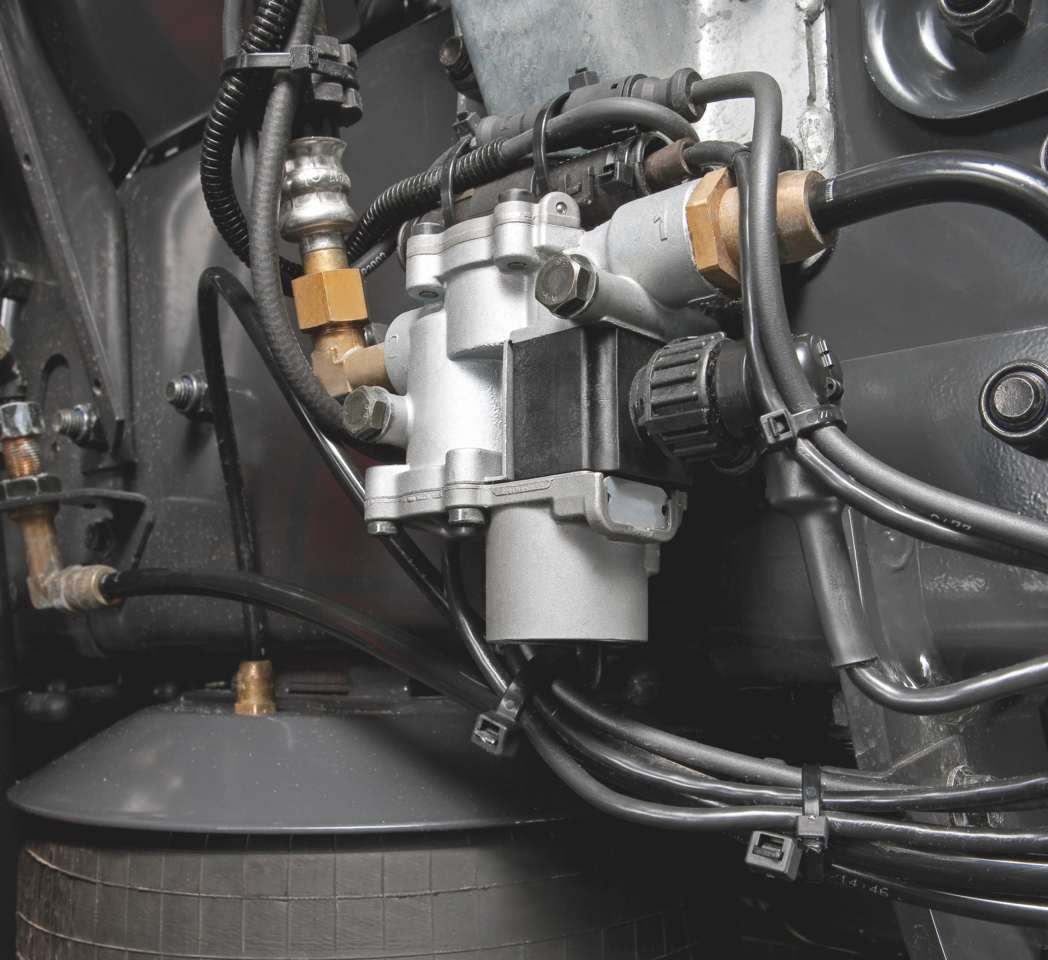 montierte Druckluftventile